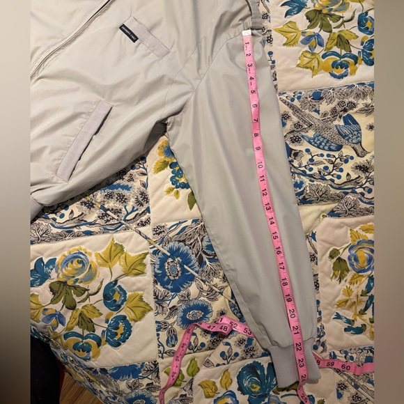 Members Only Vintage Beige Full Zip Up Jacket, Size Small (Unisex) - Picture 11 of 11